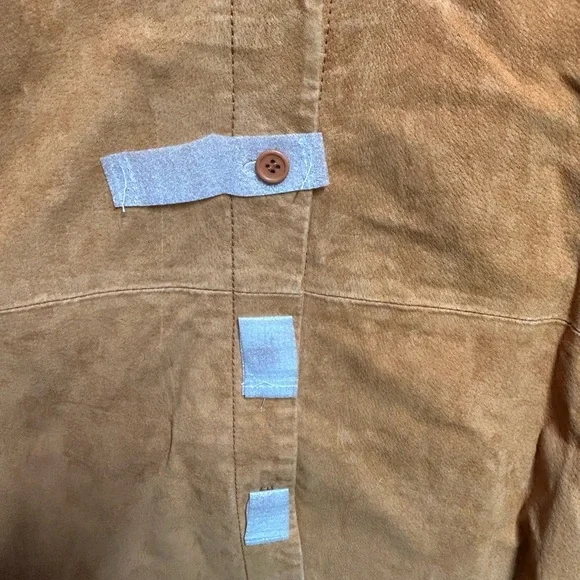 Genuine Leather QVC Dialogue Size Large Burnt Orange /Tan/Brown Color - Picture 2 of 8